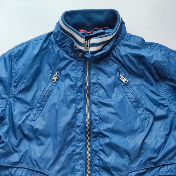 Buffalo David Bitton bomber jacket men's size M blue lot of pockets - Picture 2 of 15